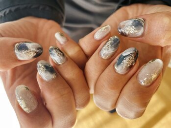 キキネイル 二子玉川(kikinail)/秋色ニュアンスネイル