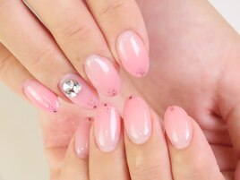 ナチュラル春ネイル☆