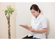 みゆき整体院/カウンセリングシートへ記入