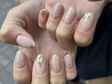 ノラネイル ウメダ(NORA nail UMEDA)/シンプルニュアンスネイル