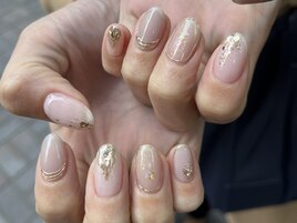 シンプルニュアンスネイル