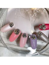 リコリサイア(ricco risaia)/スワロフスキーVカット