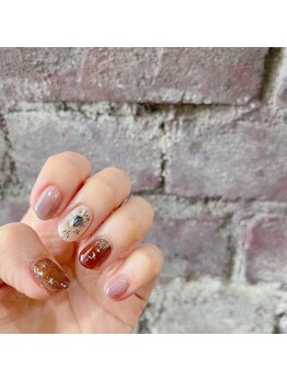 アティックネイルアトリエ(attic nail atelier)/手描きジュエリーネイル★