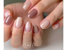フリープ ネイル バイ ヴァラ(freep nail by VALLA)/リボンネイル/ハートネイル