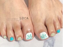 ネイルアトリエルカ(nail atelier LUCA)/W-260 ニュアンスフラワーネイル