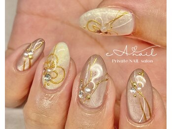 エアネイル(eA NAIL)/ブライダル/¥11000