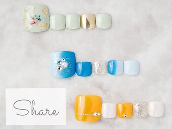 シェアー Share 元町/￥5990 フットアート