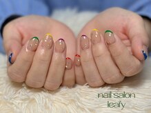 推しカラーネイル