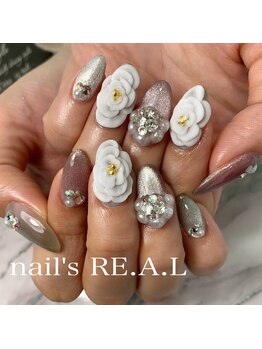 ネイルズリアル 倉敷(nail's RE.A.L)/ブライダルネイル