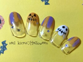 ハロウィンネイル♪