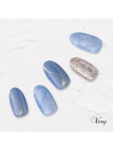ヴェリー 六本木ヒルズ店(Very)/涼しげなニュアンスネイル