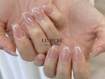 ルレーブ(LE REVE)/チークマグネットフレンチネイル