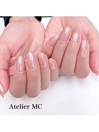 オーロラミラーネイル