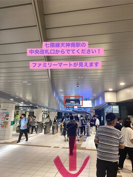 クレイジーネイルズ(CRAZY NAIL'S)/*道案内*《七隈線天神南駅から》