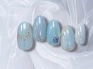 定額コース/水色クラッシュ