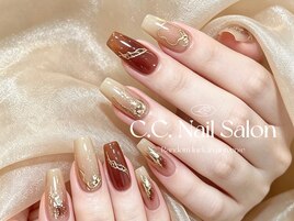 ゴールドライン×ロングチップ