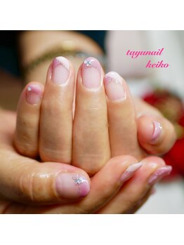 たゆ ネイル(たゆnail)/二色フレンチ☆