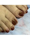 秋フットネイル