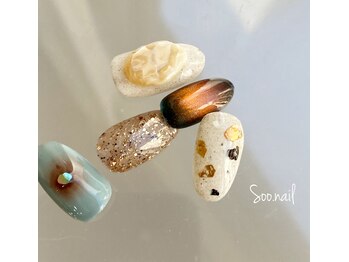 ソーネイル(Soo.nail)/11月定額ネイルシンプルデザイン