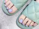 スリーエススタイルズ(3s Styles)の写真/【Jrネイリスト限定★フットネイルワンカラー(フットバス付)¥4,400】夏のオシャレは足元から始めよう♪