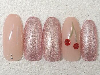 リノ ネイル(Rino nail)/１月新作さくらんぼ801l1