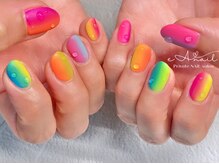 エアネイル(eA NAIL)/カラフルグラデーション/¥11000