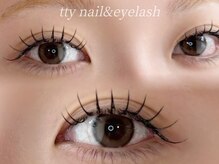 ティーネイルアンドアイラッシュ(tty)の雰囲気（○Lash flat lash）