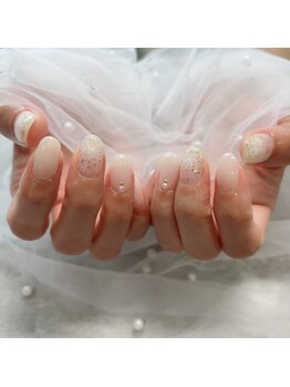 リンネ(Rinne)/シースルーフラワーネイル