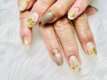 マハロ(MAHALO)/ニュアンス持ち込みネイル