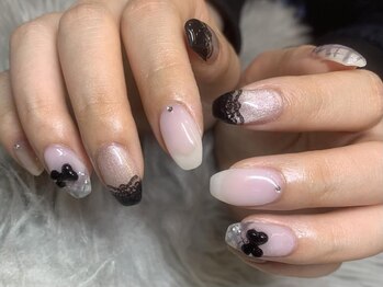 アングゥ ウル(ungu ul)/チェック/レースフレンチ