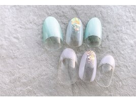 センターオーロラネイル