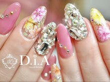 ネイルズアンドスクール ダイヤ(nails&school D.I.A)/リゾートフラワー♪ネイル