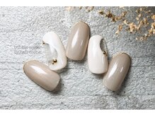 バブル シュガー バイ ネイルクローネ(bublle sugar by.nail crone)/ニュアンスくりぬきネイル