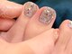 ニコ(Niko)の写真/【フットネイル4990円★】フットマグネットネイルワンカラー/定額☆本場ワンホンネイル/角質ケア込み♪