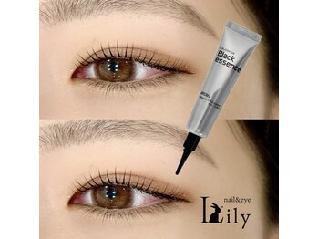 リリー 寝屋川公園店(Lily)の写真/【ブラックティント＋まつげパーマ¥4950】SNSで話題のマスカラいらずのまつ毛パーマ！朝のメイクを時短◎