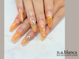 ラメグラデーションスカルプ