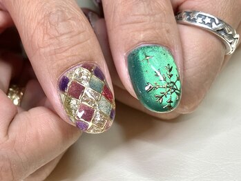 アルシエロ(al cielo)/ミラーアートネイル