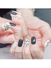 キャンアイドレッシー 新小岩店/モノトーンネイル