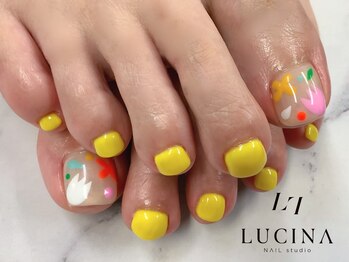 ネイルスタジオ ルキナ(LUCINA)/H-759ポップフラワーネイル