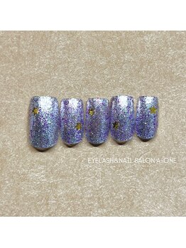 パープル　スターネイル