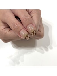 チェックネイル