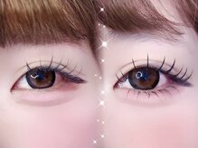 アンドエイチアイラッシュ 立川(&H eyelash)/上下エクステ♪中顔面短縮