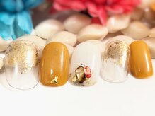 ネイルアンドアイラッシュ ブレス エスパル山形本店(BLESS)/上品なシェルネイル