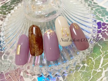ネイルサロン カラーエイト(Nailsalon COLOR.8)/べっ甲ネイル
