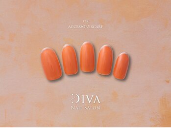 ネイルサロンディーバ 石橋店(Diva)/One color plus（極細フレンチ）