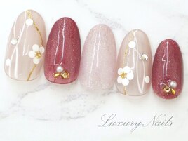 お正月＊フラワーNail
