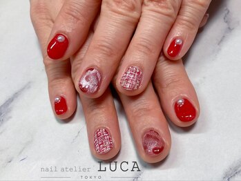 ネイルアトリエルカ(nail atelier LUCA)/M-567 ハートマグネットネイル
