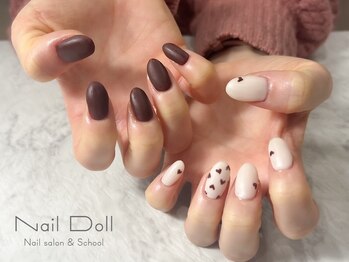 ネイルドール(Nail Doll)/ハート　バレンタイン