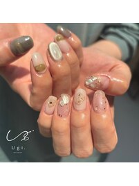アシメ１０本アート