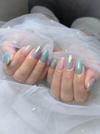 梅雨カラーネイル